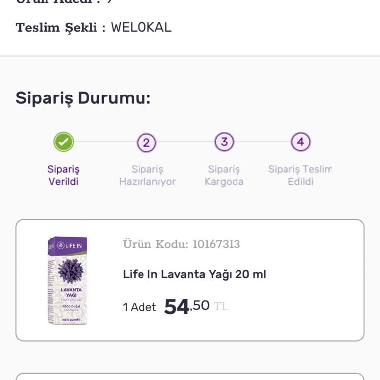 Gratis Siparişim Getirmedi Welokal Şikayet