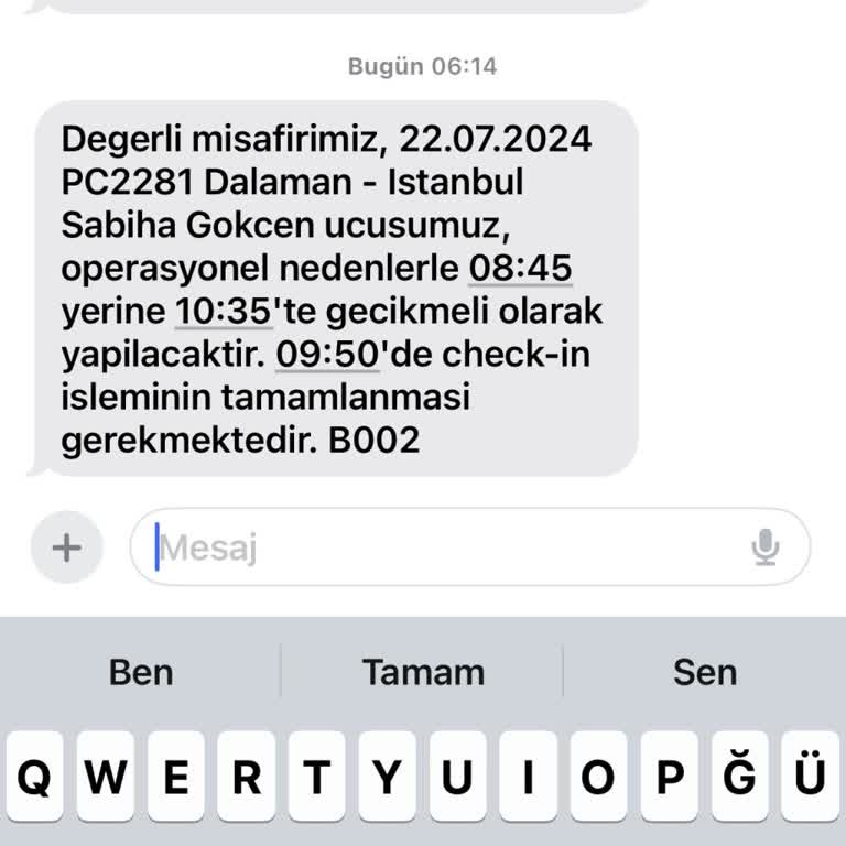 Pegasus Mağduriyeti Geç Haber Verilen Rötar