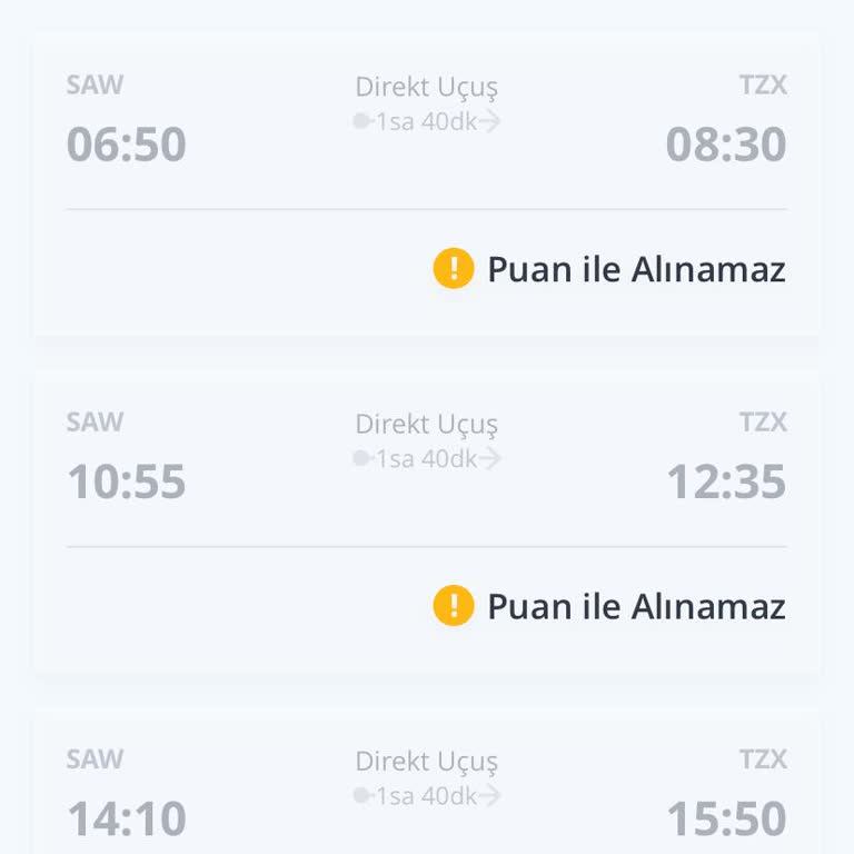 Pegasus Bol Bol Puan İle Bilet Alınmıyor