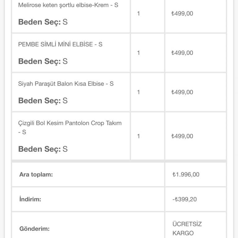 Maliav Butik (instagram: maliavdesign) Cevap Alamadığım Sipariş