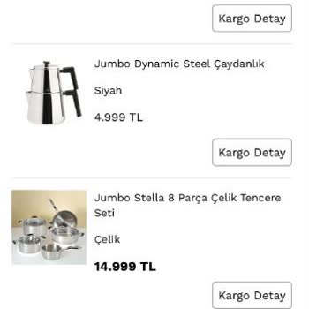 Jumbo Çeyiz Setimdeki Ürünlerin Durumu Ve İade Süreci