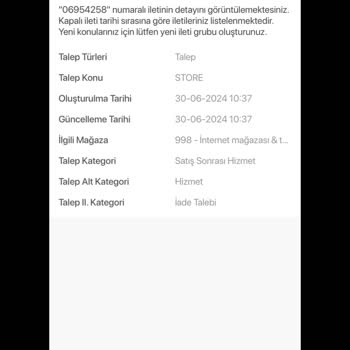 Koçtaş İade Talebi Sonuçlanmadı