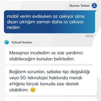 Turkcell Canlı Destek Talebim Keni Kendiliğine Sonlandırıldı