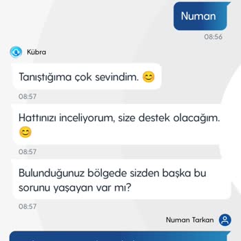 Turkcell Canlı Destek Talebim Keni Kendiliğine Sonlandırıldı