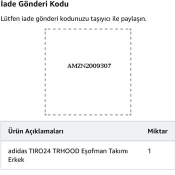 Amazon İade Sorunu