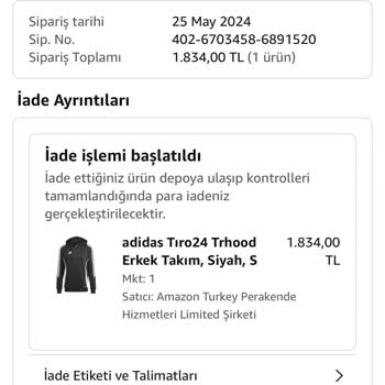 Amazon İade Sorunu