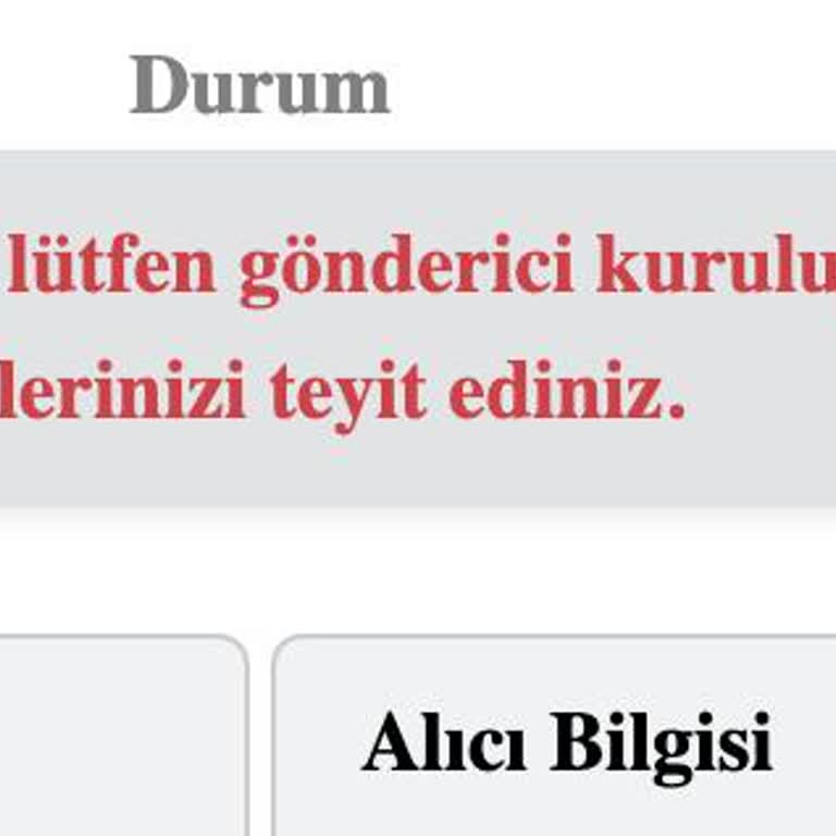 Kuryenet Adres Yetersizliği Yüzünden Kartımı Göndermedi