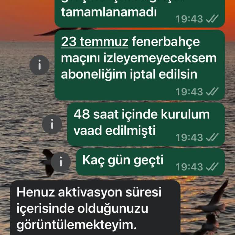 D-Smart Zamanında Gerçekleşmeyen Kurulum