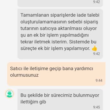 Dolaptan Alınan Ürün İle İlgili