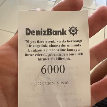 Denizbank Kendi Müşterisine Sıra Önceliği Tanıyor.