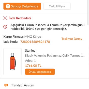 Stanley Termos, Trendyol, Atmaca