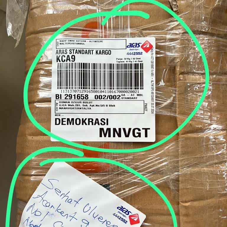 Aras Kargo Maltepe/Altıntepe Şubesinin Yanlış Gönderdiği Kargoyla
