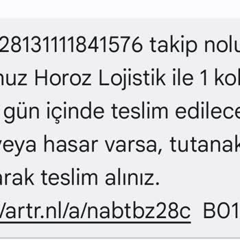 Horoz Lojistik Aramadan Teslimat Yapmadan Gitti