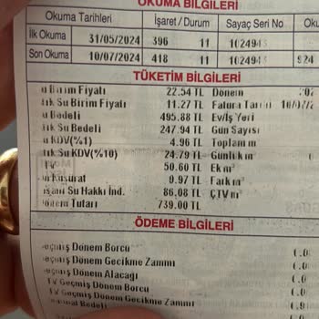 İBB - İstanbul Büyükşehir Belediyesi Haksız Gelen Su Faturası