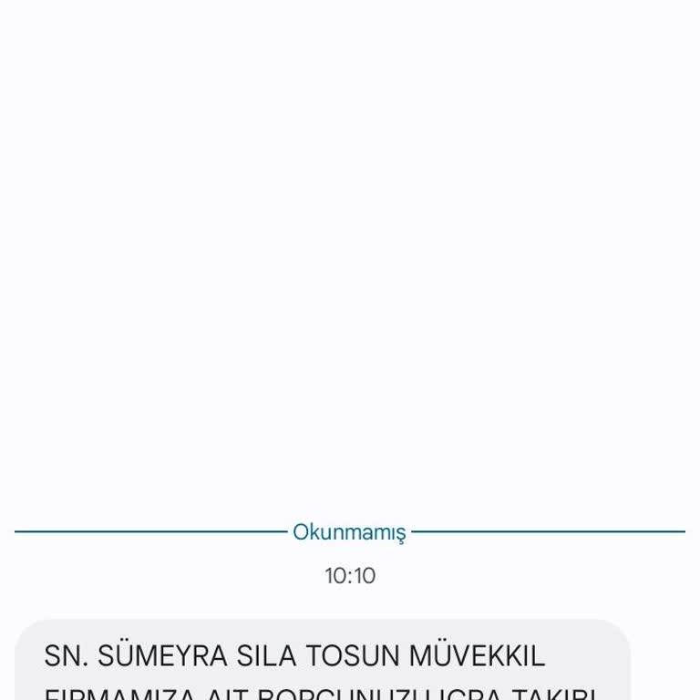 Metka Hukuk (SMS) Kişisel Verimi Kullanıp İcra Başlatmak İstiyorlar!