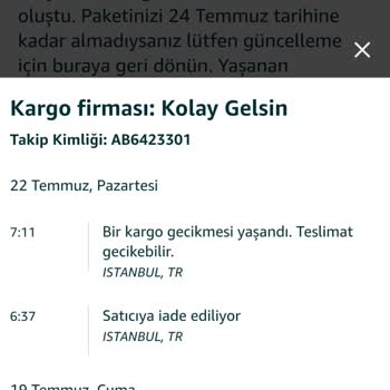 Amazon Kargoda Hasar Gören Ürünü Tekrar Göndermeden İade Ediyor