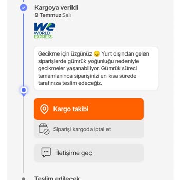 Hepsiburada Sipariş Gecikmesi Yaşıyorum