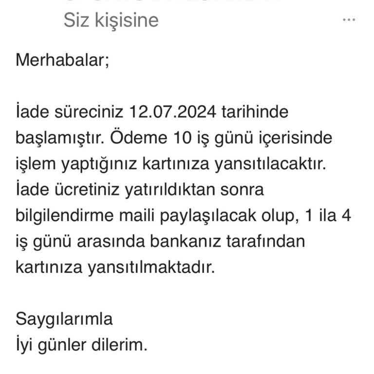 Crocs Terlik & Ayakkabı 10 Gün Boyunca Yapılmayan Para İadesi Hakkında