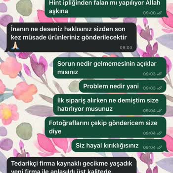 Reydeko Halı Reydeko 20 Mayıs'TA Verdiğim Siparişlerimi Hala Göndermiyor!