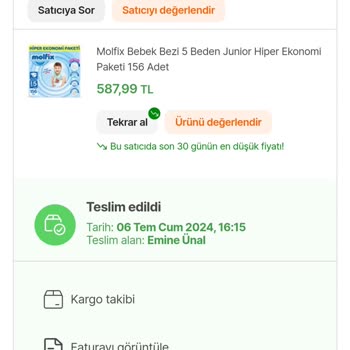 Molfix 5 Numaralı Bebek Bezi