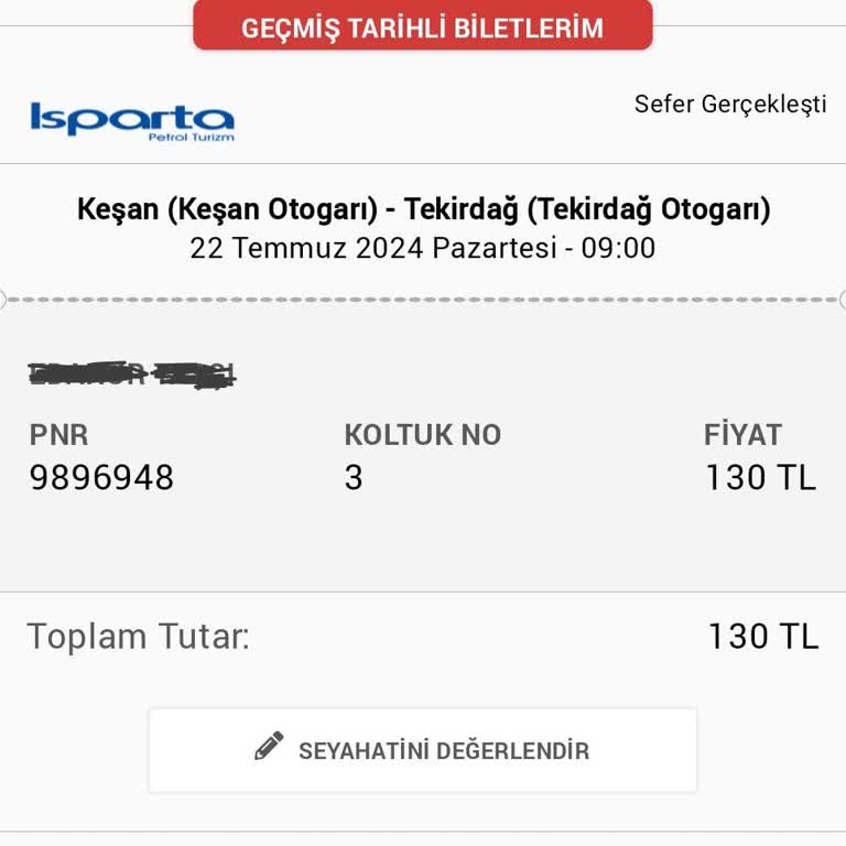 Isparta Petrol Turizm Neden Bilet Aldın Denildi Azarlandım