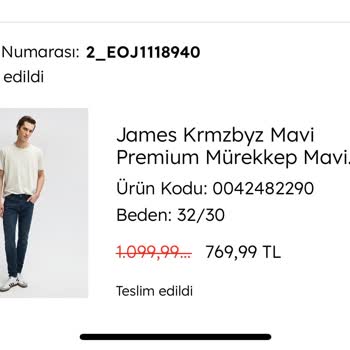 Mavi Jeans Eksik Ürün