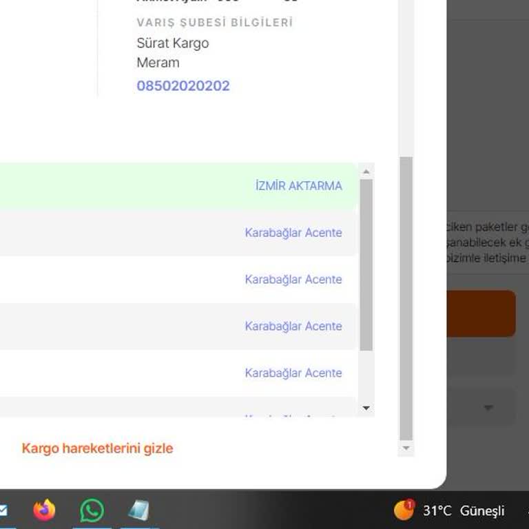Sürat Kargo Siparişin Teslim Sürecinin Uzaması