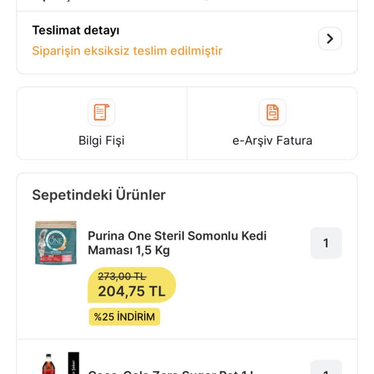 Migros Yanlış Kedi Maması Gönderdi!