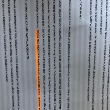 Quqa Official Cayma Hakkında Haksız Kargo Kesintisi