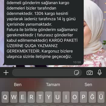 Quqa Official Cayma Hakkında Haksız Kargo Kesintisi