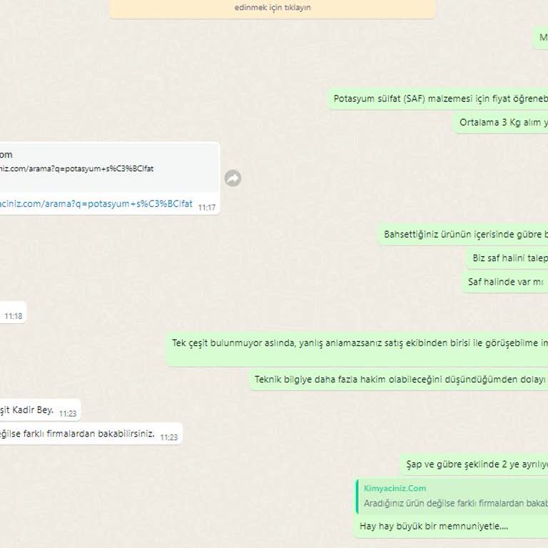 Kimyaciniz.com Kaba Ve Saygısız Personel Davranışı