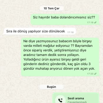 Bikombine Adlı Mağaza İade Veya Değişim Yapmıyor Kesinlikle.