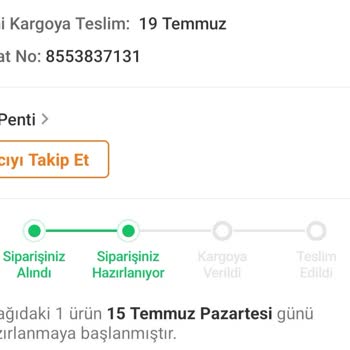 Penti'nin Kargoya Verememe Sorunu
