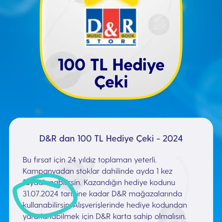 Turkcell Gnç Uygulamasında Galakside Dün Aldığım Hediye Süresi Dolmuş Görünüyor
