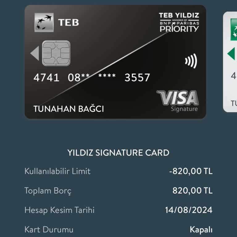 TEB Kart Aidatı İptali