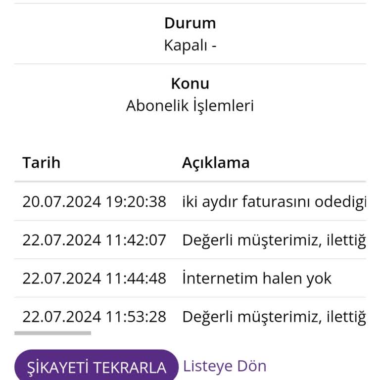 Millenicom İnternet Hizmetinde Kesinti Sorunu