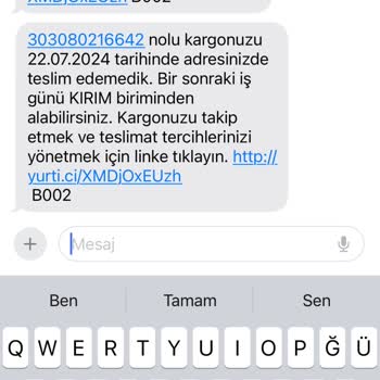 Yurtiçi Kargo Yurtiçi Kırım Şubesi Şikayet