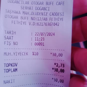 Doğancılar Büfe (Fethiye) Fahiş Fiyat