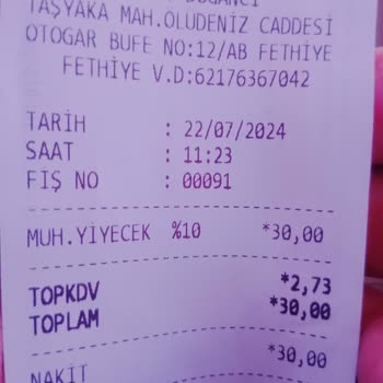 Doğancılar Büfe (Fethiye) Fahiş Fiyat