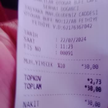 Doğancılar Büfe (Fethiye) Fahiş Fiyat