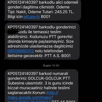 PttAVM Teslim Edilmeyen Kargo