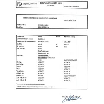 Yaşam Bankası Kordon Kanı Ve Dokusu Saklama Hizmeti Sarmalı