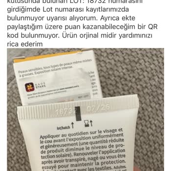 Naos Stars Bioderma Naos Destek Ürün Orijinalliği Teyidinin Yapılamaması