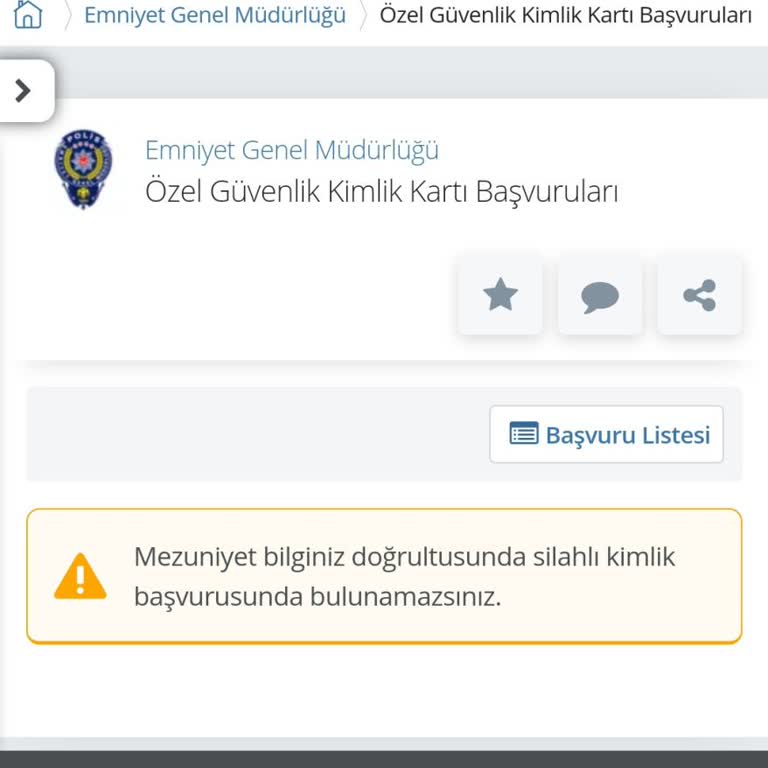 E-Devlet (Turkiye.gov.tr) Silahlı Güvenlik Kimlik Başvuru Yaparken Sorun Yaşıyorum