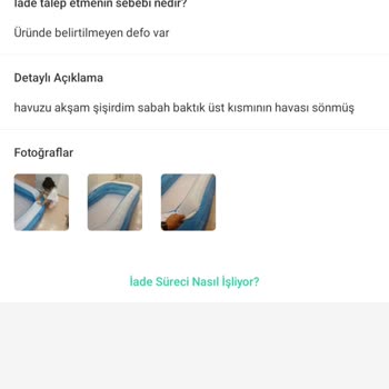 Dolap Uygulaması Müşterinin Ürüne Zarar Verip İade Etmesi.