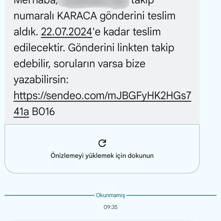 Sendeo Kargo Teslimat Problemi