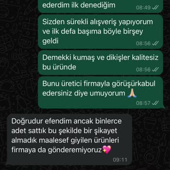Bircançil Butik Bircançil Pişmanlıktır Ürünün Arkasında Durmuyor