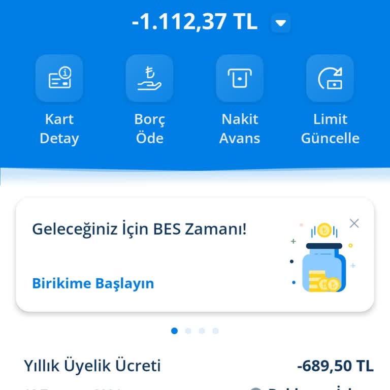 Denizbank Yıllık Kart Aidatı Ücreti