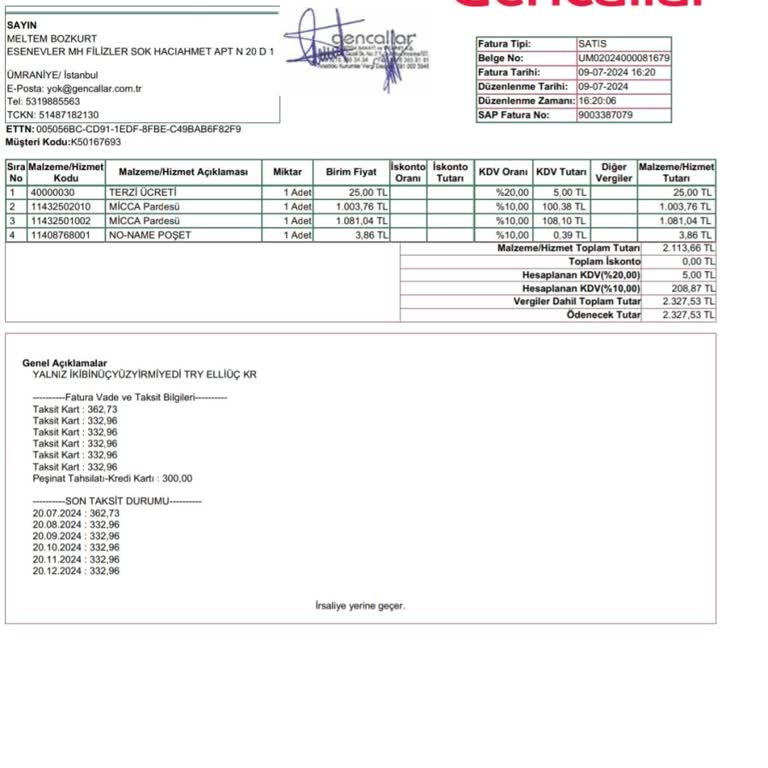 Gencallar Giyim Markasının Düzensizliği