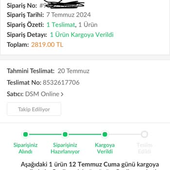 Trendyol Yavaş Kargo Ve Çözüm Bulamamaları